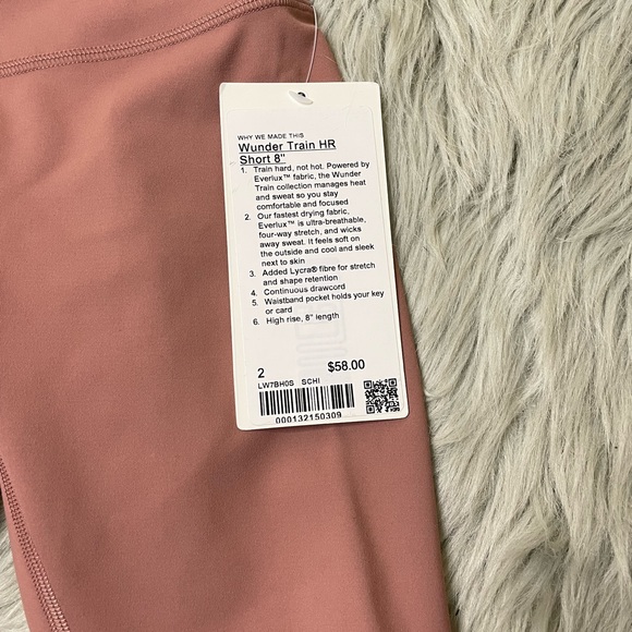 SOLD EVENT Lululemon wunder train shorts - Picture 3 of 4